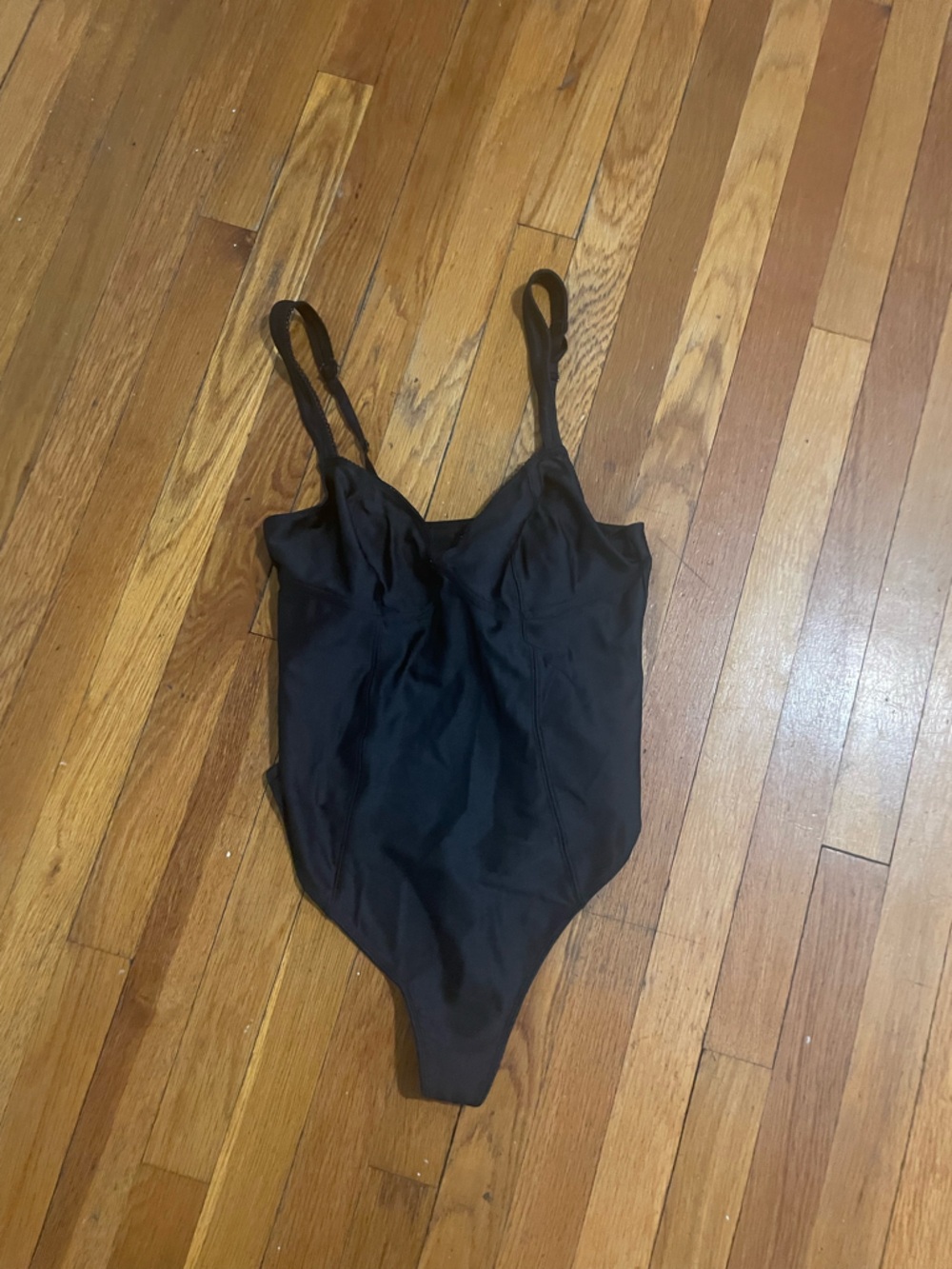 Black Bodysuit XXL | Minimal Stretch One-Piece